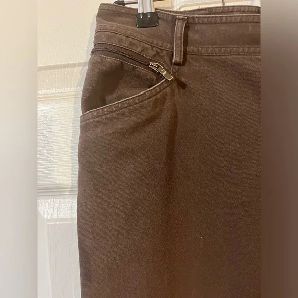 Lauren Ralph Lauren Women’s Brown Pants Green Label Size 10 - Picture 2 of 6